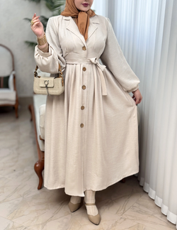 مانتو پیراهنی پارمیس 3252