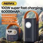 پاوربانک ریمکس مدل RPP-100 ظرفیت 60000 میلی آمپر ساعت