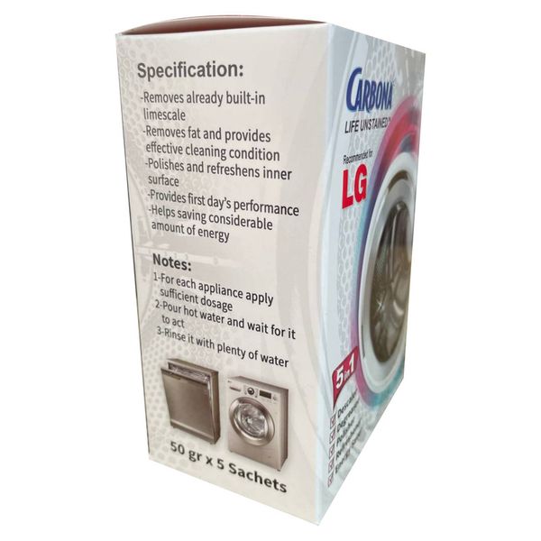 جرم گیر ماشین لباسشویی و ظرفشویی بسته 5 عددی