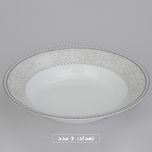 سرویس چینی 35 پارچه غذاخوری چینی زرین ایران طرح شهرزاد مدل ورونا درجه عالی