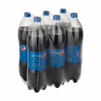 نوشابه گاز دار با طعم کولا پپسی - 1.5 لیتر بسته 6 عددی