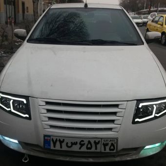 جلو پنجره اسپرت سمند سورن طرح 4خط