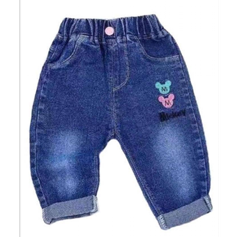 شلوار جین مدل میکی موس