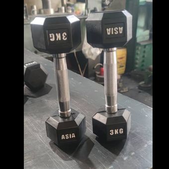دمبل 6 ضلعی 3 کیلوگرم(یک جفت)