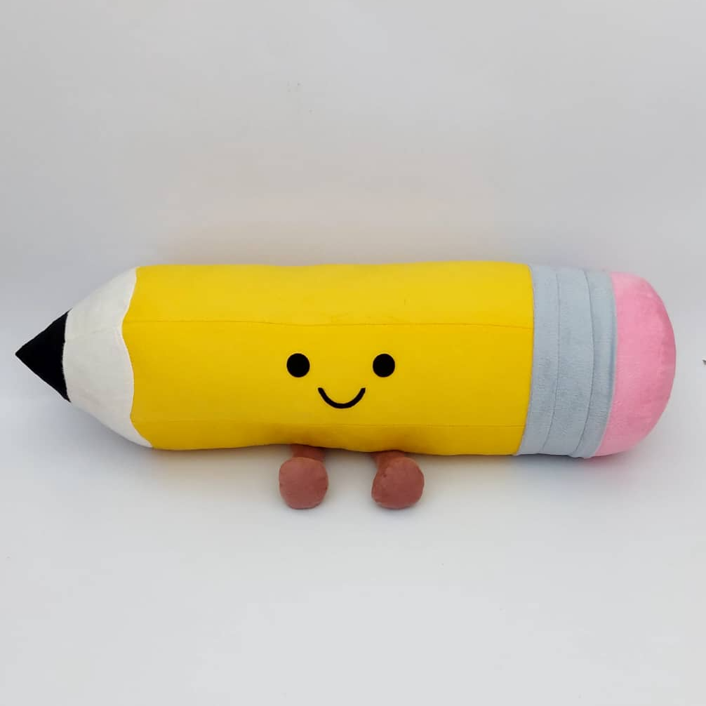 بالش عروسک مداد پاکن دار60×25