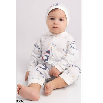 سرهمی پنبه ادم برفی پسرانه