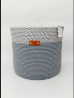 سطل بدون درب قیطان دوزی 27×24