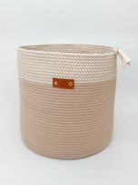 سطل بدون درب قیطان دوزی 27×24