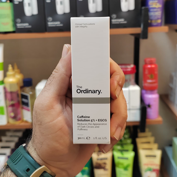 اوردینری ؛ سرم دور چشم کافئین