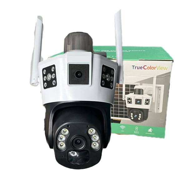 دوربین خورشیدی سه لنز سیمکارتی v380 pro
