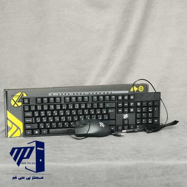 موس و کیبورد با سیم ایکس فورتک مدل x4tech X70S