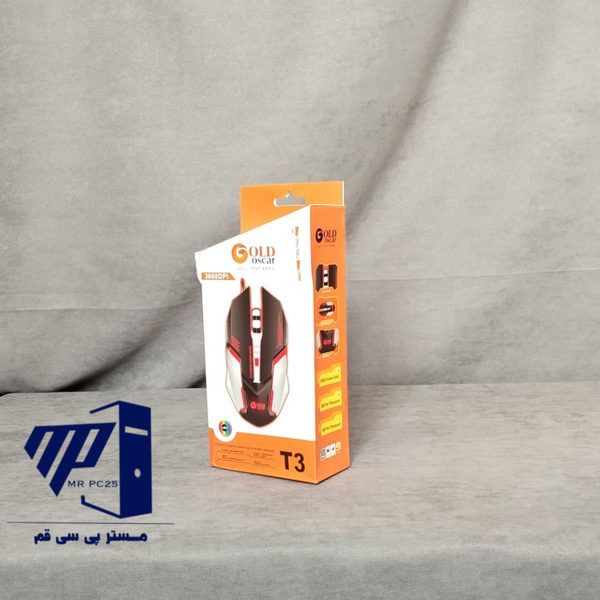 موس گیمینگ باسیم گلد اسکار مدل T3