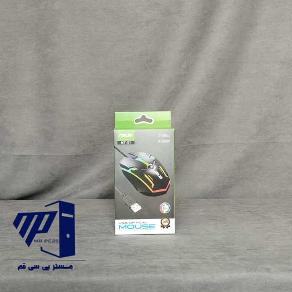 موس گیمینگ باسیم طرح ایسوس مدل ASUS MT - X1