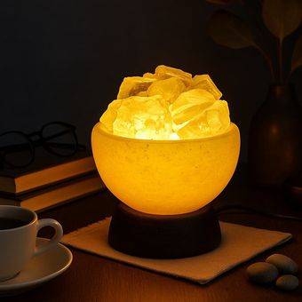 آباژور سنگ نمک کاسه‌دار مدل K15