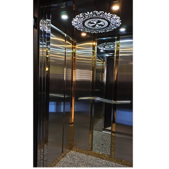 کابین استیل خشدار نقره ای