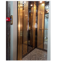 کابین استیل دودی طلایی