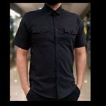 پیراهن شیک مردانه دو جیب پشت چاپ