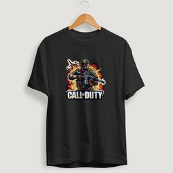تیشرت طرح چاپیCALL OF DUTY