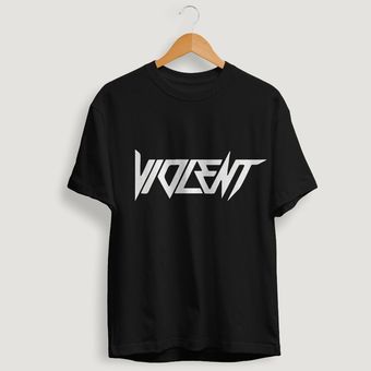تیشرت طرح چاپیVIOLENTکد2
