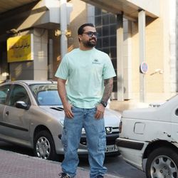 تیشرت H&M  آبی پاستیلی