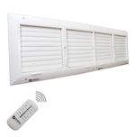 دریچه پخش هوا عرض ریموت دار 25