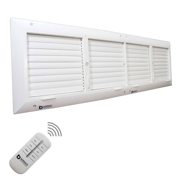 دریچه پخش هوا عرض ریموت دار 25