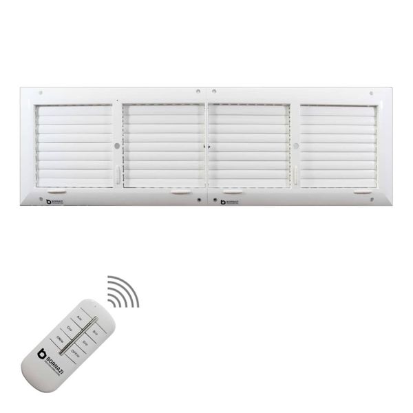 دریچه پخش هوا عرض ریموت دار 25