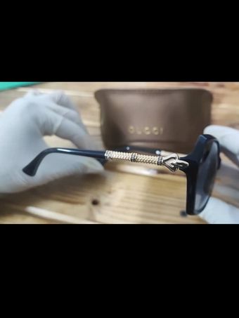 Gucci عینک آفتابی گوچی کائوچوی هارد نشکن با پک  کامل