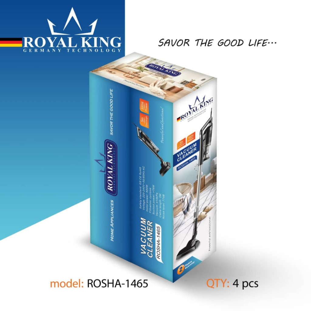 جارو شارژی رویال کینگ مدل ROSHA-1465
