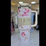 تراول ماگ استنلی 4 طرح فانتزی گلدار (با پک هدیه)