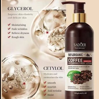 لوسیون بدن پمپی قهوه سادور