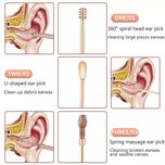 مجموعه 6 عددی ابزار تمیز کننده گوش.