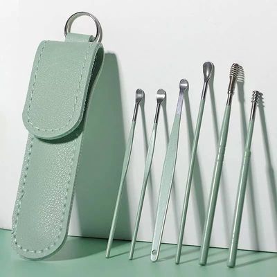 مجموعه 6 عددی ابزار تمیز کننده گوش.