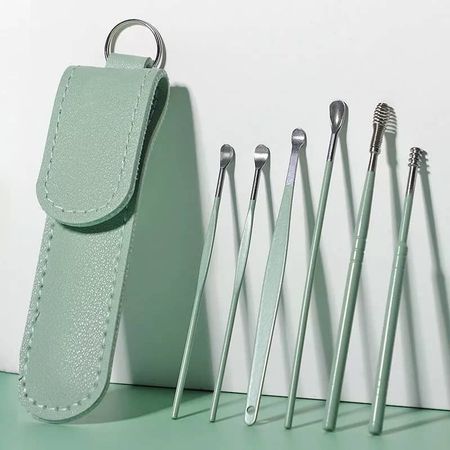 مجموعه 6 عددی ابزار تمیز کننده گوش.