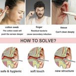 مجموعه 6 عددی ابزار تمیز کننده گوش.