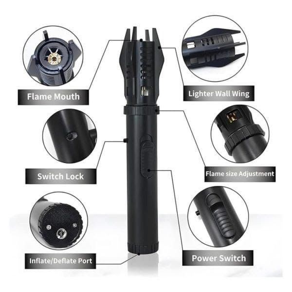 فندک شعله بلند اتمی توربو k39