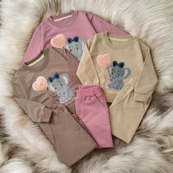 بلوز و شلوار دخترانه فیل