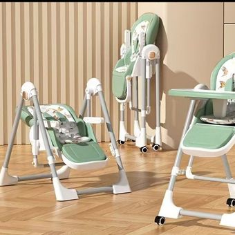 صندلی غذا تابشو دستی باکیفیت رنگ سبز