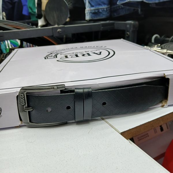 کمربند چرم مصنوعی سگک گوچی gucci