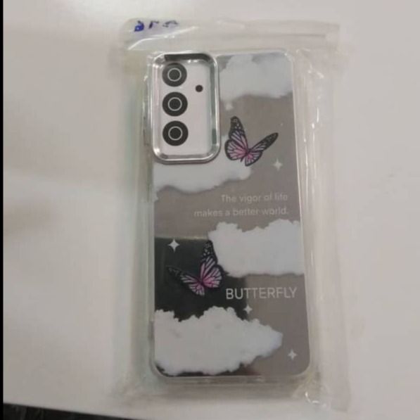 کاور موبایل آینه طرح پروانه