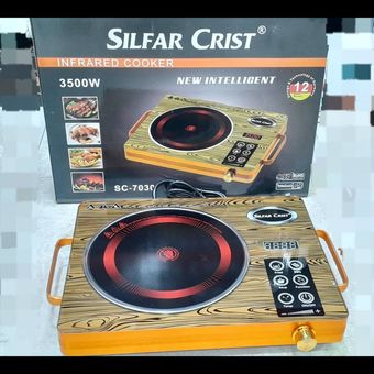 اجاق برقی لمسی 3500وات سیلور کرست