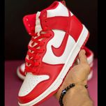 کتونی ساقدار مردانه نایک اس بی دانک قرمز ویتنامی مستر