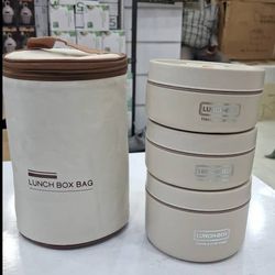 ظرف غذای لانچ باکس (3عددی)