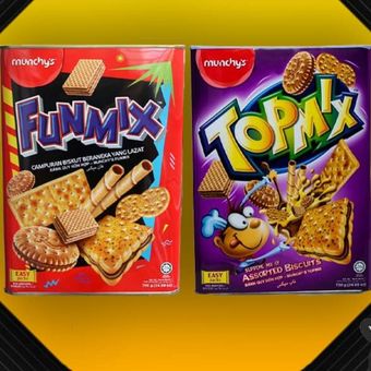 بیسکوییت تاپ و فان میکس 700گرم بسته 4تایی