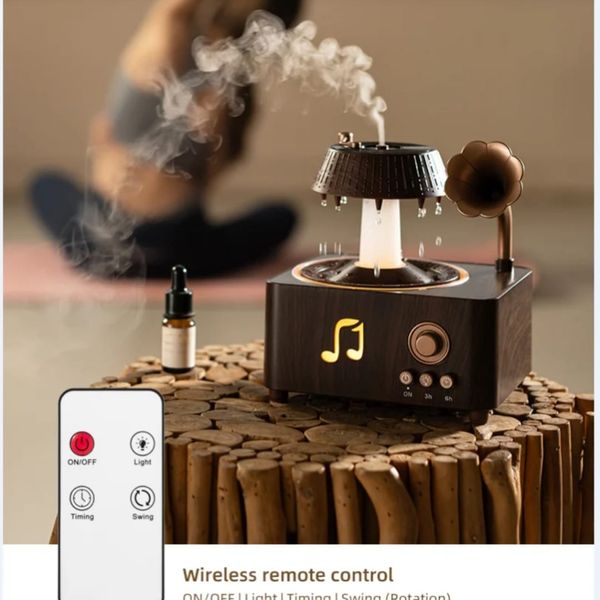 اسپیکر طرح گرامافون باران زا مدل v98