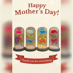 گل جاودان مدل چراغدار طرح ولنتاین