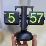 ساعت رومیزی مدل ورقه ای Flip Clock مشکی
