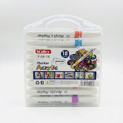 ماژیک اکرلیک حرفه ای یولین مجموعه 18 عددی درجه یک