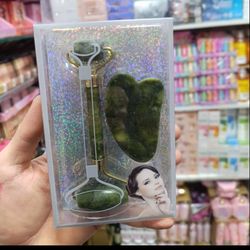 ست جید رولر و گوآشا | ماساژ طبیعی صورت