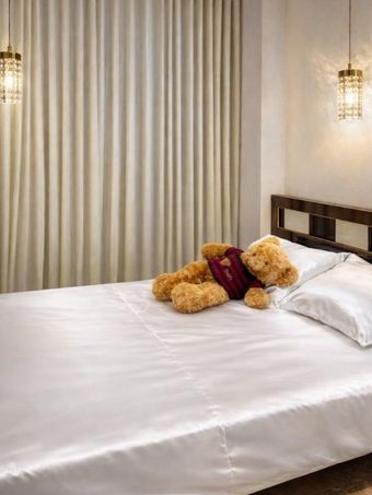 کاور تشک ساتن مدل دو نفره